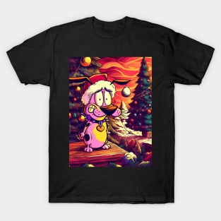 Festive Cartoon Extravaganza: Unique Animated Delights for a Merry Christmas! T-Shirt